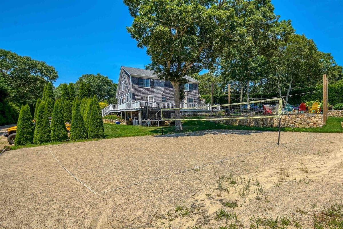 Volleyball Court and Main House (private)