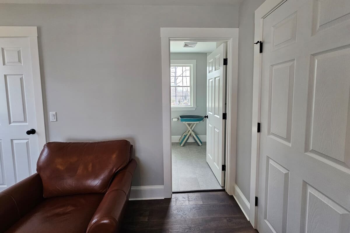Primary bedroom with storage