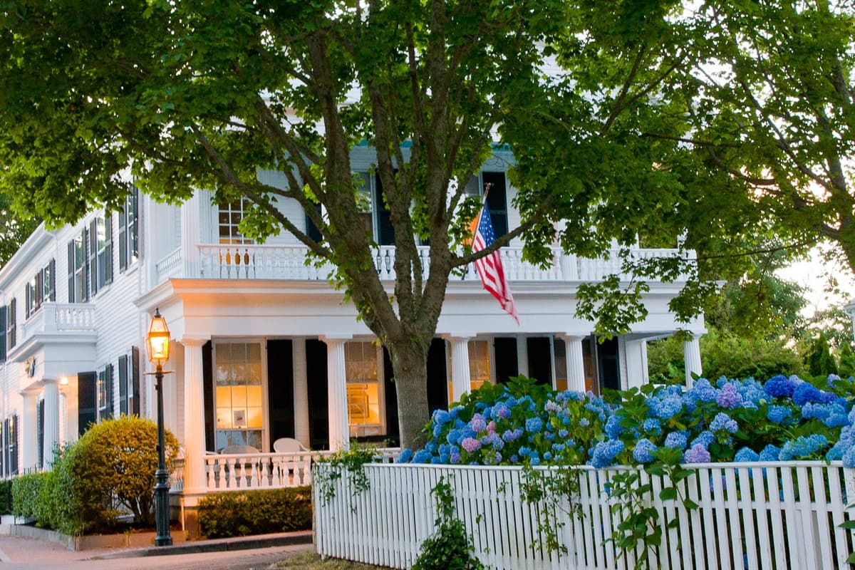 Evening at the Captain Morse House