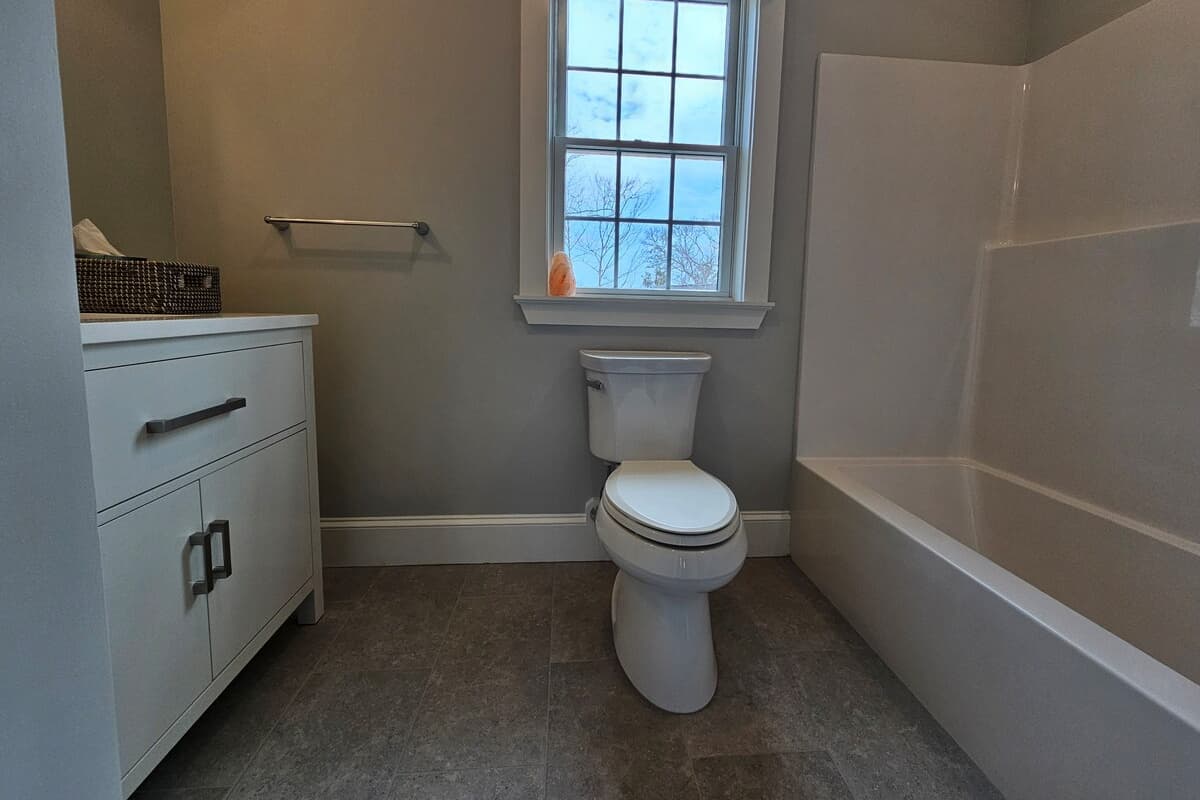 Spa-like primary bathroom