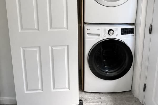 Washer and dryer available for guest use